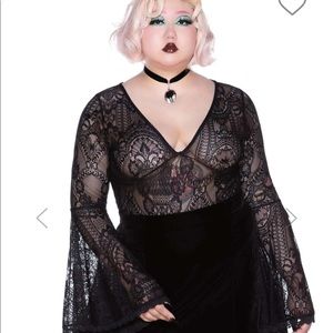 Killstar Fatal Attraction Bodysuit